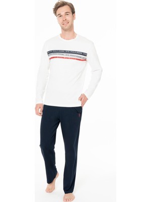 U.S. Polo Assn. Erkek Penye Dokuma Klasik Ev Giyim Alt Üst Takım