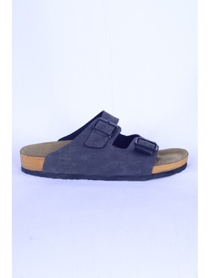 Pierre Cardin Kuum KM15502 Siyah Erkek Günlük Nubuk Terlik