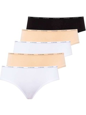 U.S. Polo Assn. Yüksek Bel 5li Kadın Slip