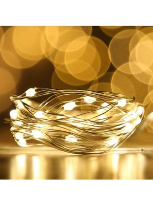 3 Metre Sarı Işık Peri LED Dekoratif Gece Lambası