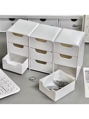 Feyza Design 2'li Mini Çekmece Organizer Seti, Çok Amaçlı Düzenleyici, Hobi Takı Organizer
