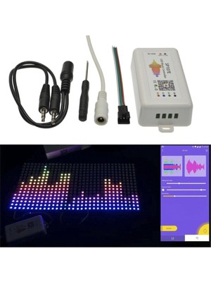 Rgb LED Müzik Kontrol Cihazı, Bluetooth ile Kablosuz Aydınlatma Deneyimi