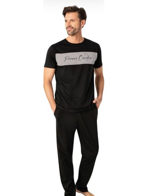 Pierre Cardin Yazılı Erkek Pijama Takım