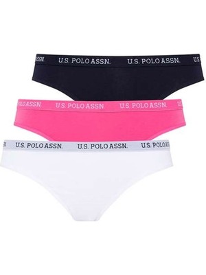 U.S. Polo Assn. Modal ve Pamuklu 3'lü Ekonomik Paket Kadın Slip