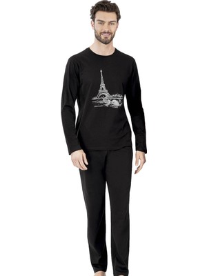 Pierre Cardin %100 Pamuk Kutulu Erkek Pijama Takım