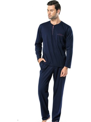 Pierre Cardin %100 Pamuk Erkek Uzun Kol Çeyizlik Kutulu Pijama Takım