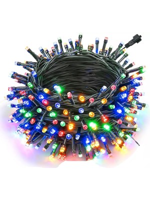 50 Metre Dış Mekan LED Dekorasyon Süs Işık, 8 Modlu 220V Fişli