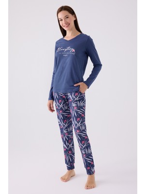 Pierre Cardin Ikili Pijama Takım Mor  - Süprem - 2li Takım