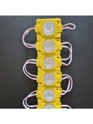 Turuncu Amber Modül Led, Tek Gözlü, Manda Gözü Tarzı, Yüksek Kalite