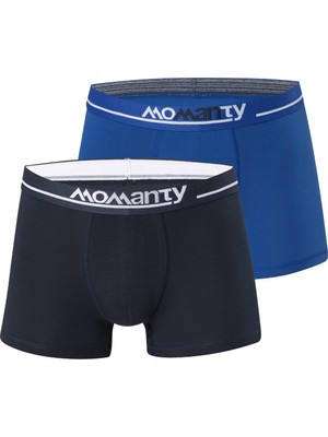 Momanty Erkek 2'li Boxer, %95 Pamuk, %5 Elastan
