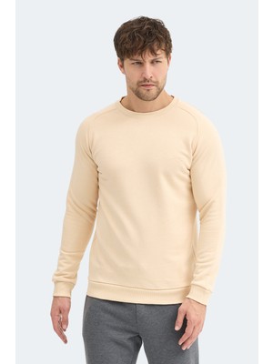 Slazenger Nadav Erkek  Beyaz Sweatshırt