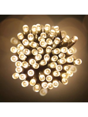 10 Metre Pilli Siyah LED Kablo Gün Işığı Yılbaşı Organizasyonu Aydınlatması