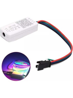 Renkli Adreslenebilir Şerit LED Kontrol Cihazı, Uzaktan Kumanda ile Kullanım