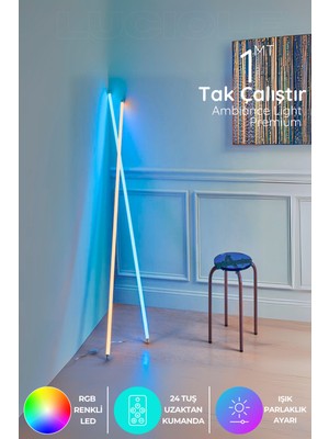 Renkli Rgb LED Şerit Işık Uzaktan Kumandalı, Modern ve Şık Aydınlatma