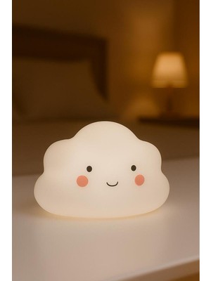 Yumuşak Işıklı Bulut Şekilli Gece Lambası, Rahatlatıcı Atmosfer Sağlar