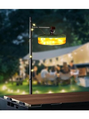 10 Metre Şeffaf LED Şarjlı Sarılabilir Çok Modlu Dekoratif Kamp Lambası
