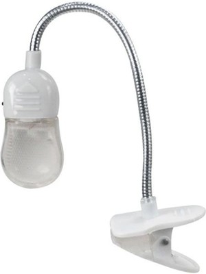 Qx Pilli Kıskaçlı Masa Lambası LED Aydınlatma Işık Fener