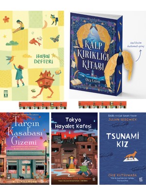 Yuzu Tarçın Kasabası Gizemi, Tokyo Hayalet, Tsunami Kız, Kalp Kırıklığı Kitabı, Hayal Defteri(4kit)