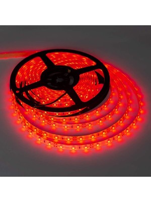 Kırmızı Şerit LED 12V 5 Metre, Parlak ve Enerjik Aydınlatma Sağlar