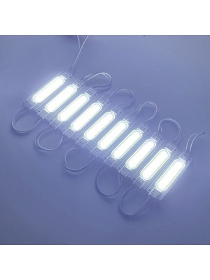 12V Cob LED Çip, 2W, Kendinden Yapışkanlı, Paket 10 Adet, Güçlü Aydınlatma