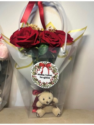 Frezya Hediyelik Çiçek Çantası & Gül Arajmanı & Çiçek Buketi