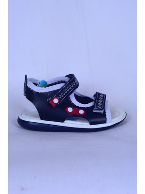 Ayakmod 22Y05 B Lacivert-Kırmızı-Beyaz Erkek Çocuk Sandalet