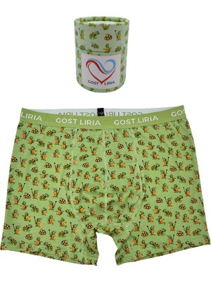 GOST LİRİA -  Tortoise Desenli Erkek Boxer
