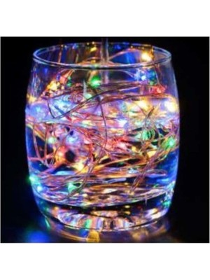 100 LED Animasyonlu Süs Işığı, 10 Mt, Renkli, Prizli, Dekoratif