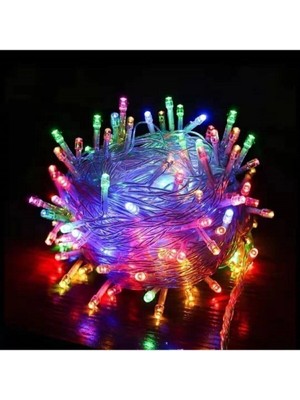 Renkli Rüya 10M Pirinç LED Yılbaşı Ağaç Işığı, 8 Fonksiyonlu Dekorasyon