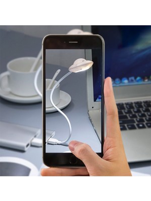 Ufo Tasarımlı USB Girişli Çalışma LED Lamba, Şık ve Fonksiyonel Işıklandırma