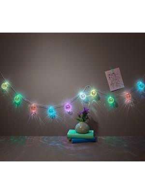 Renkli LED Işık Zinciri, Partiler ve Dekorasyon Için Çok Renkli Aydınlatma