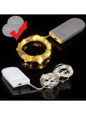 3 Metre Renkli Peri LED Işık Seti, Pil Dahil, Dekoratif Aydınlatma