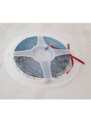 3 Çipli Beyaz Şerit LED Işık Iç Mekan 5 Mt, Trafo Hariç, Pil Değil