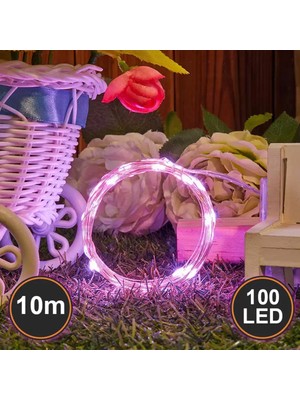 10 Metre Peri LED Işık Seti, 100 Led, Parlak ve Renkli Dekorasyon