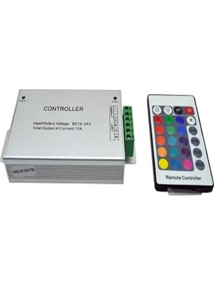 Rgb LED Kontrol Cihazı ve Kumanda, 18A, Şık ve Kullanışlı Tasarım