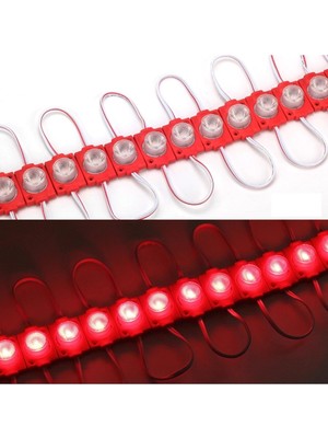 10 Adet LED Mercek 1.5W 12V Kendinden Yapışkanlı Güçlü Işık Seti