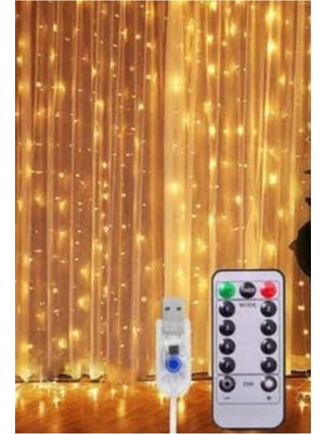 3X3M LED Tel Perde, Yüksek Kalite ve Modern Dekorasyon Ögesi