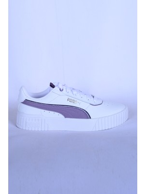 Puma 395017 10 Corina 2.0 Lux Bağcıklı Ortapedik Taban Kalın Taban Beyaz Kadın Günlük Ayakkabı