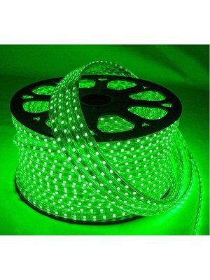 3 Metre Yeşil LED Hortum Tak Çalıştır Silikon Şerit Işık