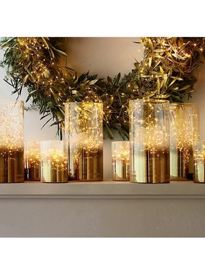 3 Metre Sarı LED Peri Işık, Şık ve Parlak Dekorasyon Aksesuarı