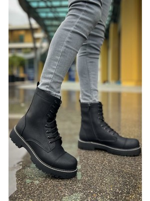 Starseven CH009 - Cst Military Erkek Bot Siyah