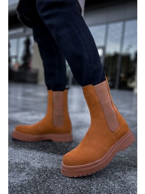 Starseven CH223 - Srt Alaska Süet Erkek Bot Taba