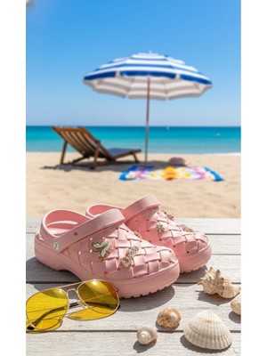 Slipcat Calx Kadın Deniz Plaj Havuz Üstü Kaydırmaz Sandalet 36 Numara Ultra Hafif ve Rahat