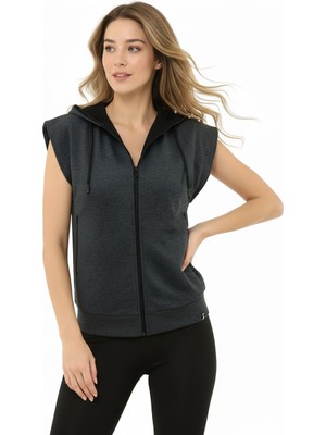 Scorp Impact Reversible Kadın Çift Taraflı Yelek Antrasit