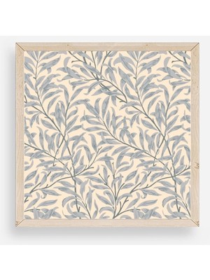 Yaprak Ahşap Çerçeveli Tablo