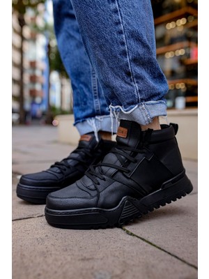 Starseven CH057 - Gsst Line Erkek Bot Siyah/siyah