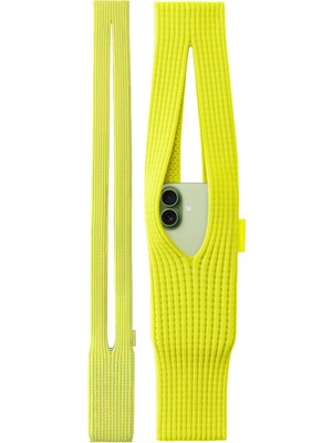 Fogy Tüm Telefonlarla Uyumlu 80 cm Phone Pocket Premium Örgü Telefon Askısı | 3D Esnek Tasarım