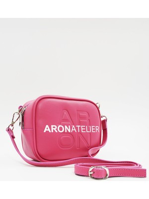 Hüvendo Küçük Boy  Crossbody Çapraz Askılı Kadın Omuz Çantası Fuşya