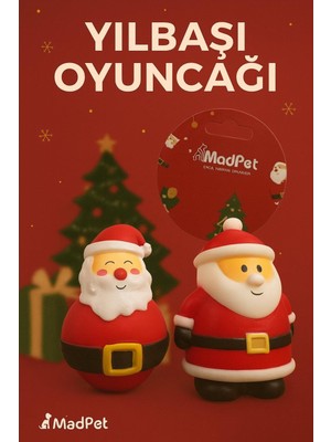 Majo Evcil Hayvan Yılbaşı Konspeti Sesli Noel Baba