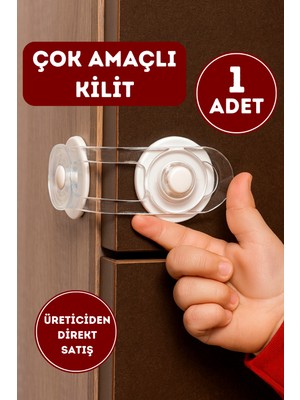 Wappa 1 Adet Çok Amaçlı Kilit Çekmece Dolap Kilidi Güvenlik Kilidi Iskandinav Mode